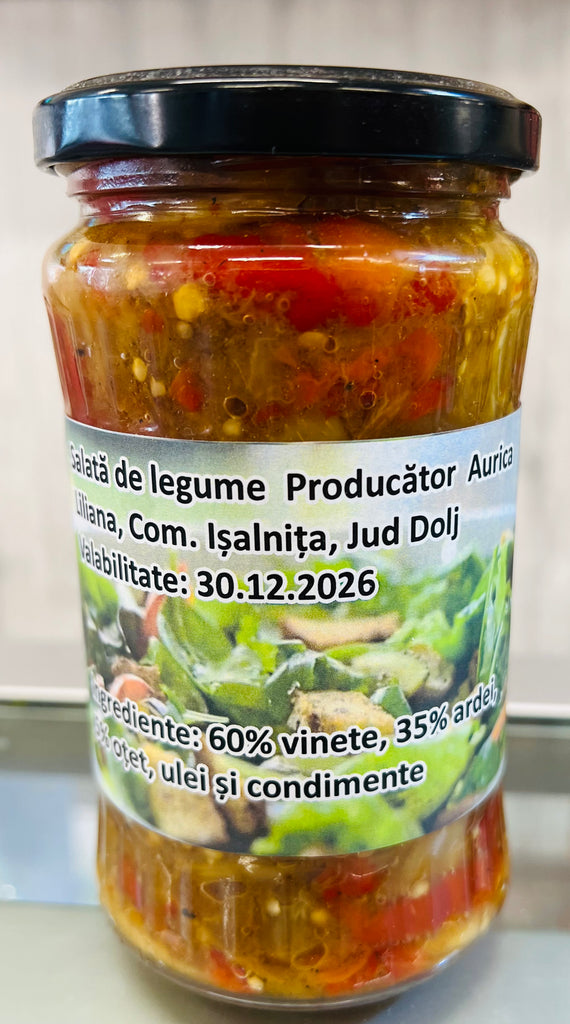 Salată de legume de casă - 100% Naturală