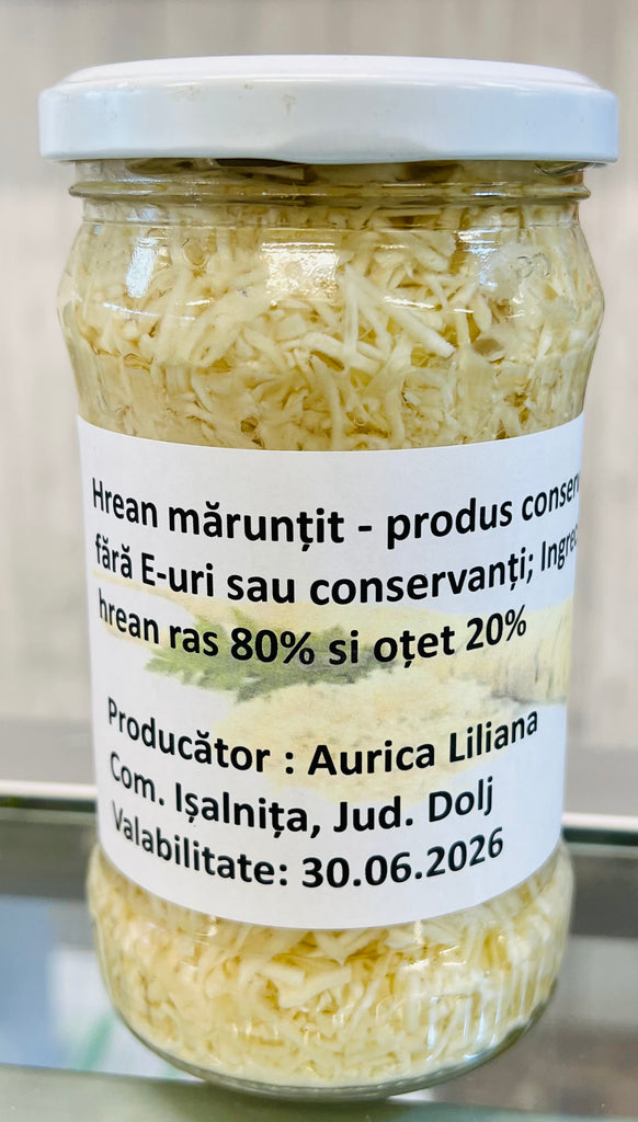 Hrean mărunțit 100% Natural