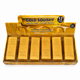 Gold Bar Slow Rising Squishy Stress Relief Toy, PU Foam