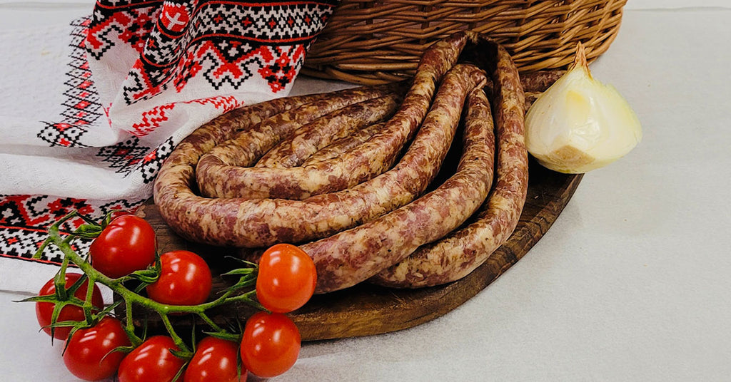 Traditional semi-smoked mutton/pork sausages 100% Natural