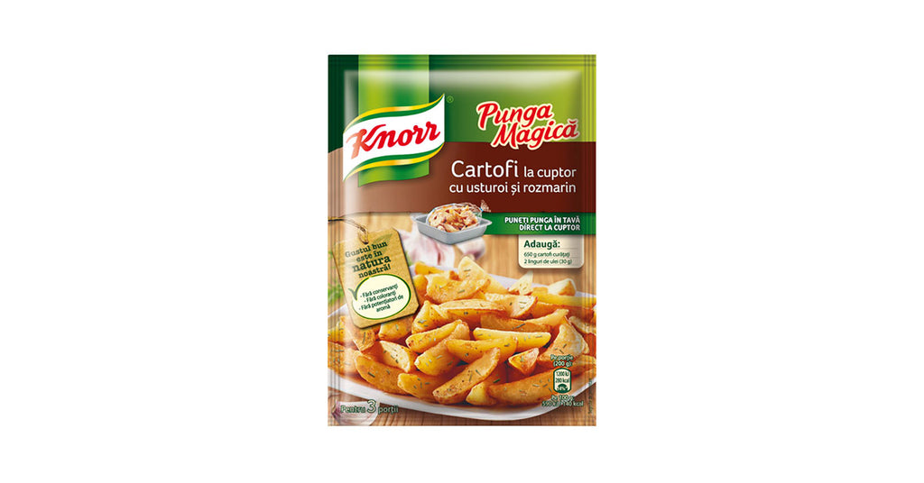 Knorr Punga Magica Cartofi Cu Usturoi Si Rozmarin